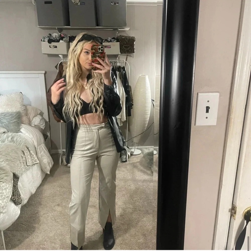 LEATHER PANTS - Picture 5 of 13